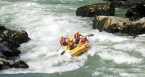 Rafting in Muntenegru on Tara river in June