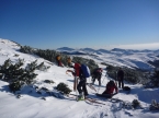 Ski touring in Bucegi Mt.