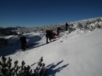 Ski touring in Bucegi Mt.